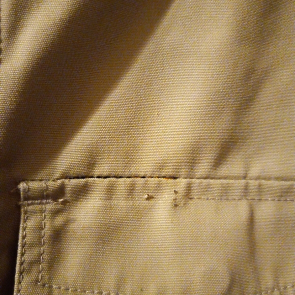 Mens Revolution Race Jacket #10529 Zipup & Snaps Khaki Tan Large - Picture 7 of 8